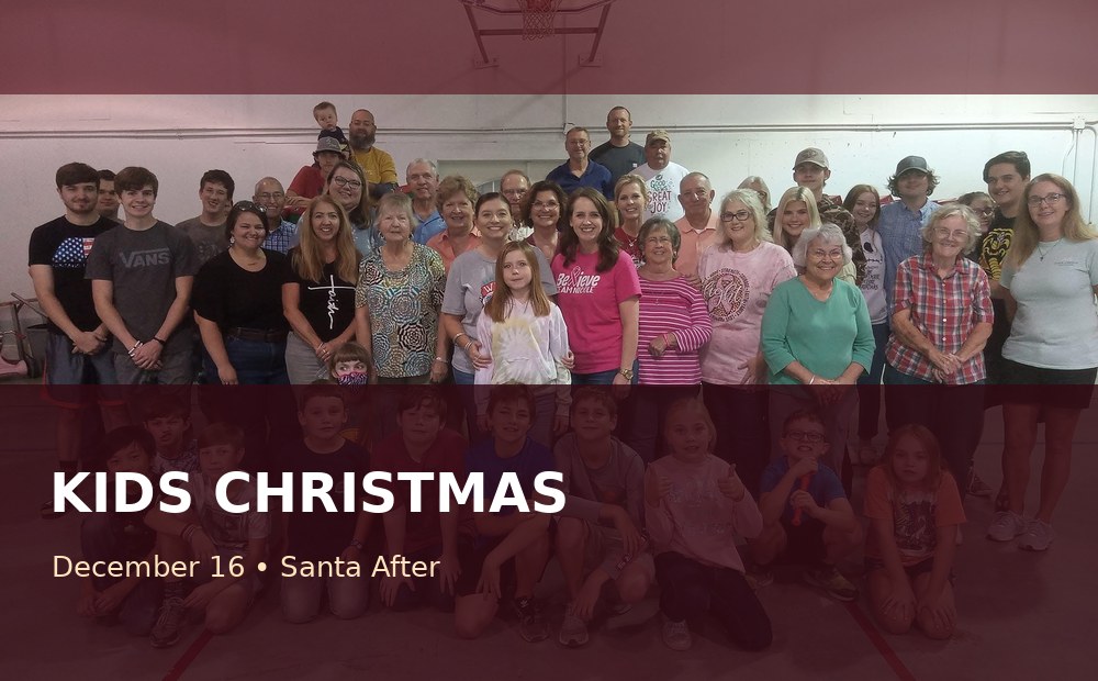 Kids Christmas Program at Rose Hill Baptist Church